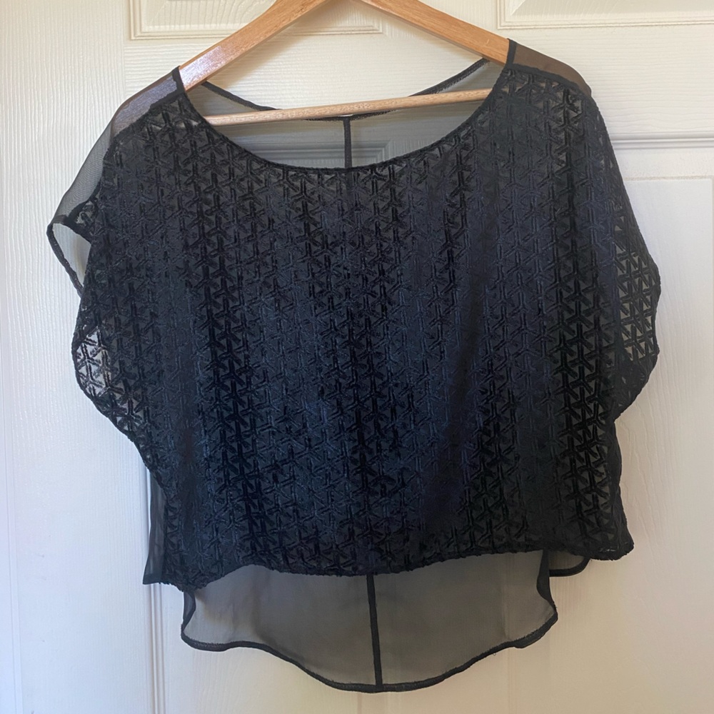 Geometric crop top